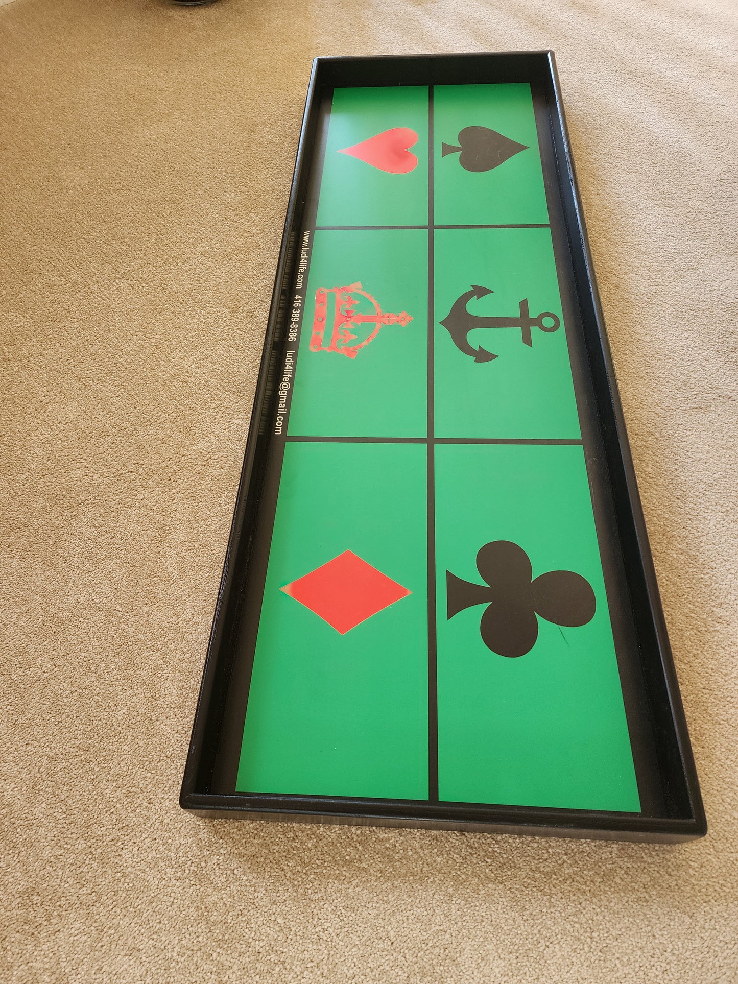 CROWN AND ANCHOR L4L GAME BOARD