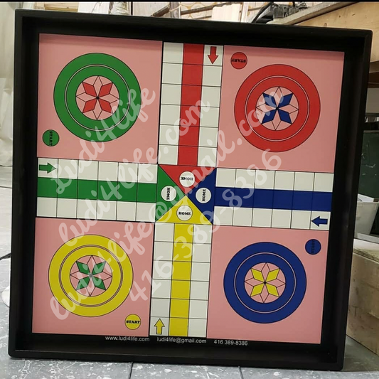Premium Ludo Board - Handcrafted Heritage Game