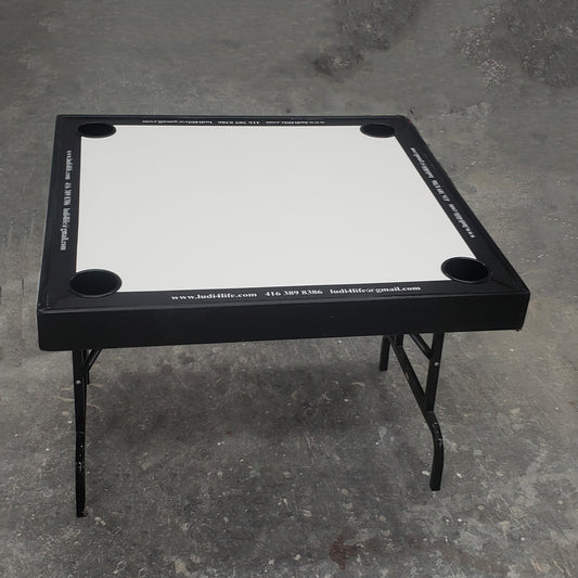 Premium 38" Dominoes Table - Handcrafted Jamaican Heritage Game Table