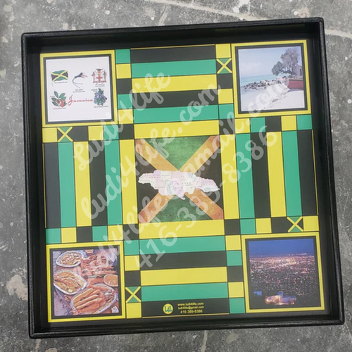 Hellshire Beach and Kingston at Night Ludi board