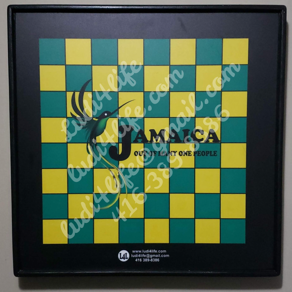1 Custom Ludi Board - Personalized Jamaican Heritage Game Board