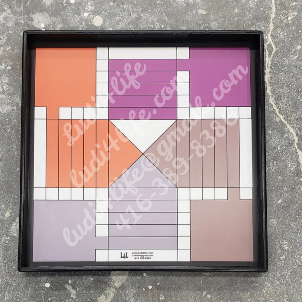 1 Custom Ludi Board - Personalized Jamaican Heritage Game Board
