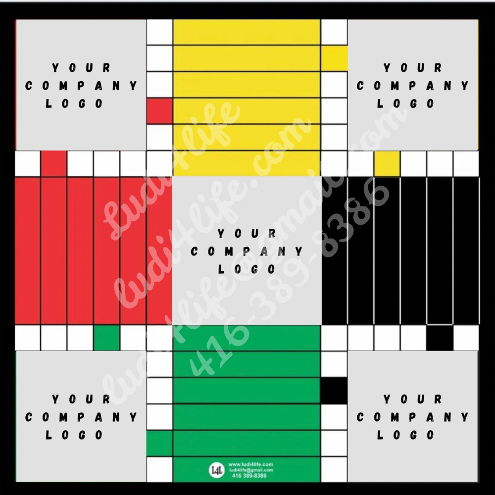 1 Custom Ludi Board - Personalized Jamaican Heritage Game Board