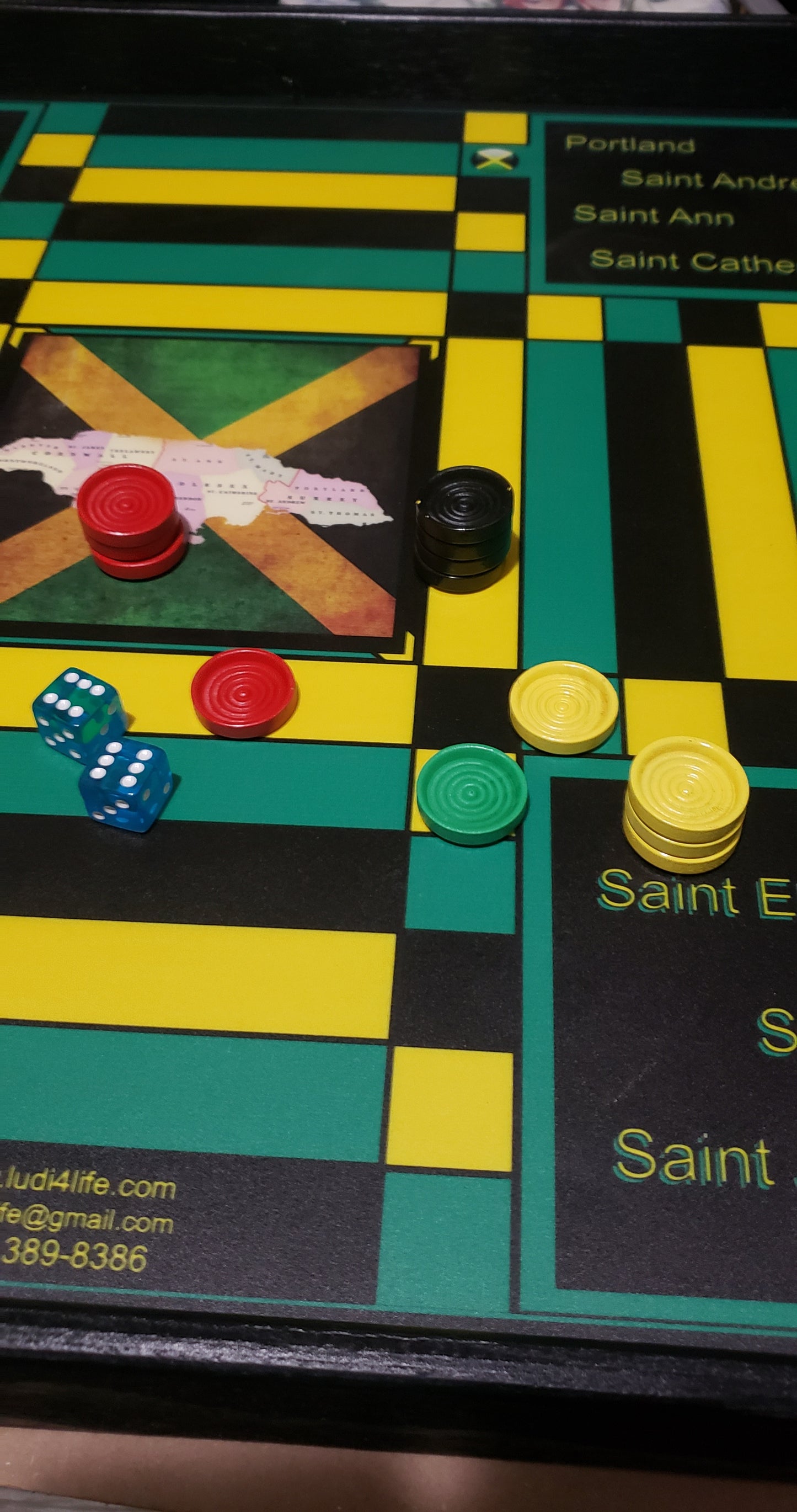 Ludi Tokens and Dice