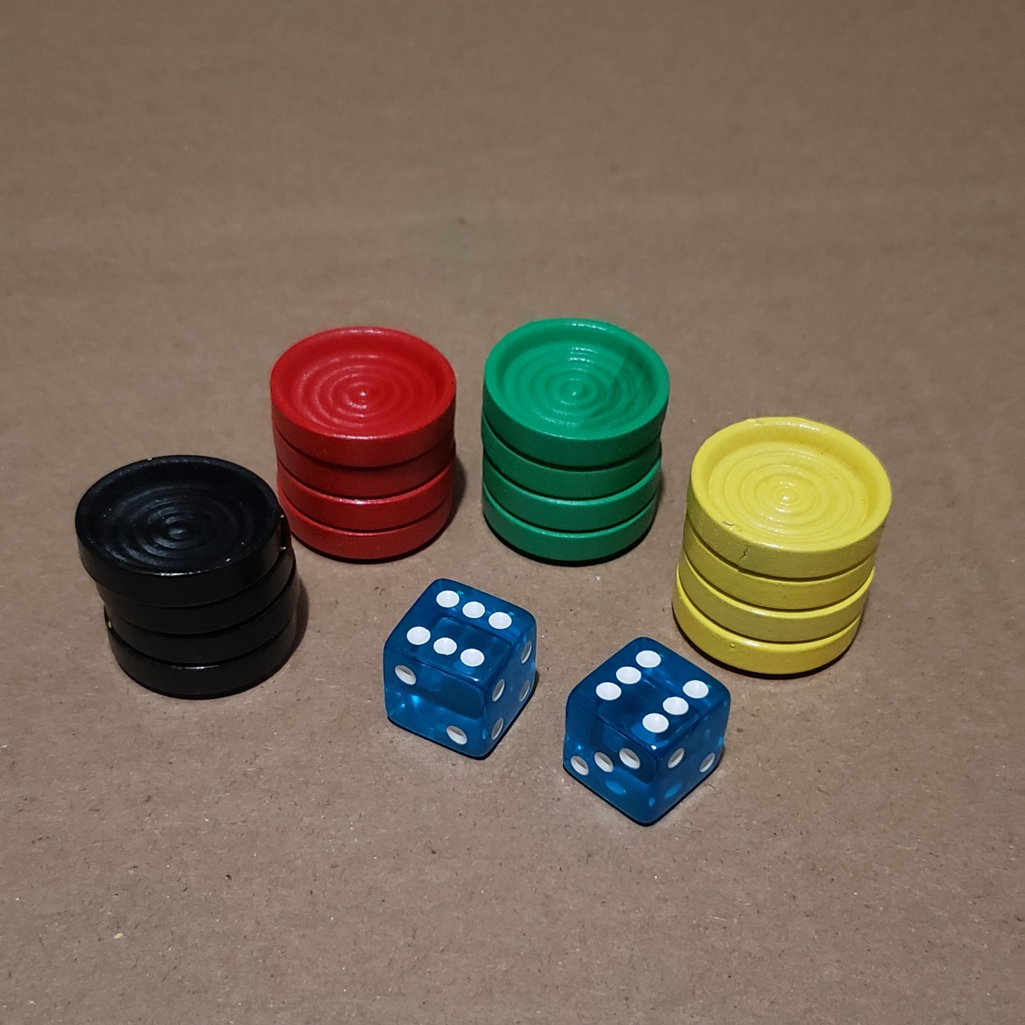 Ludi Tokens and Dice