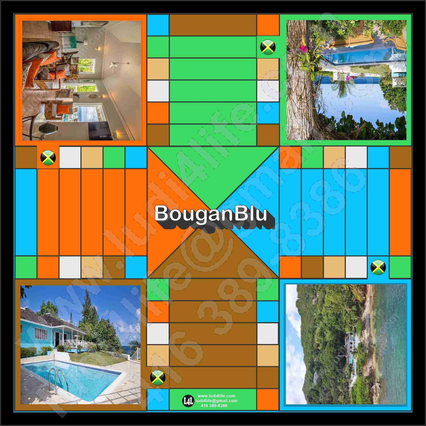 Custom Ludi board BouganBlu