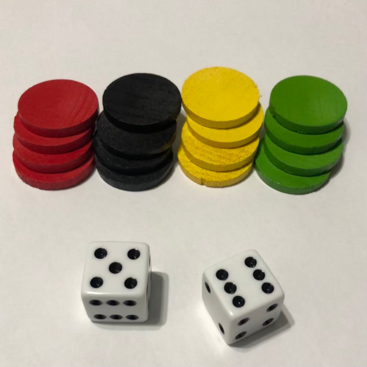 Ludi Tokens and Dice
