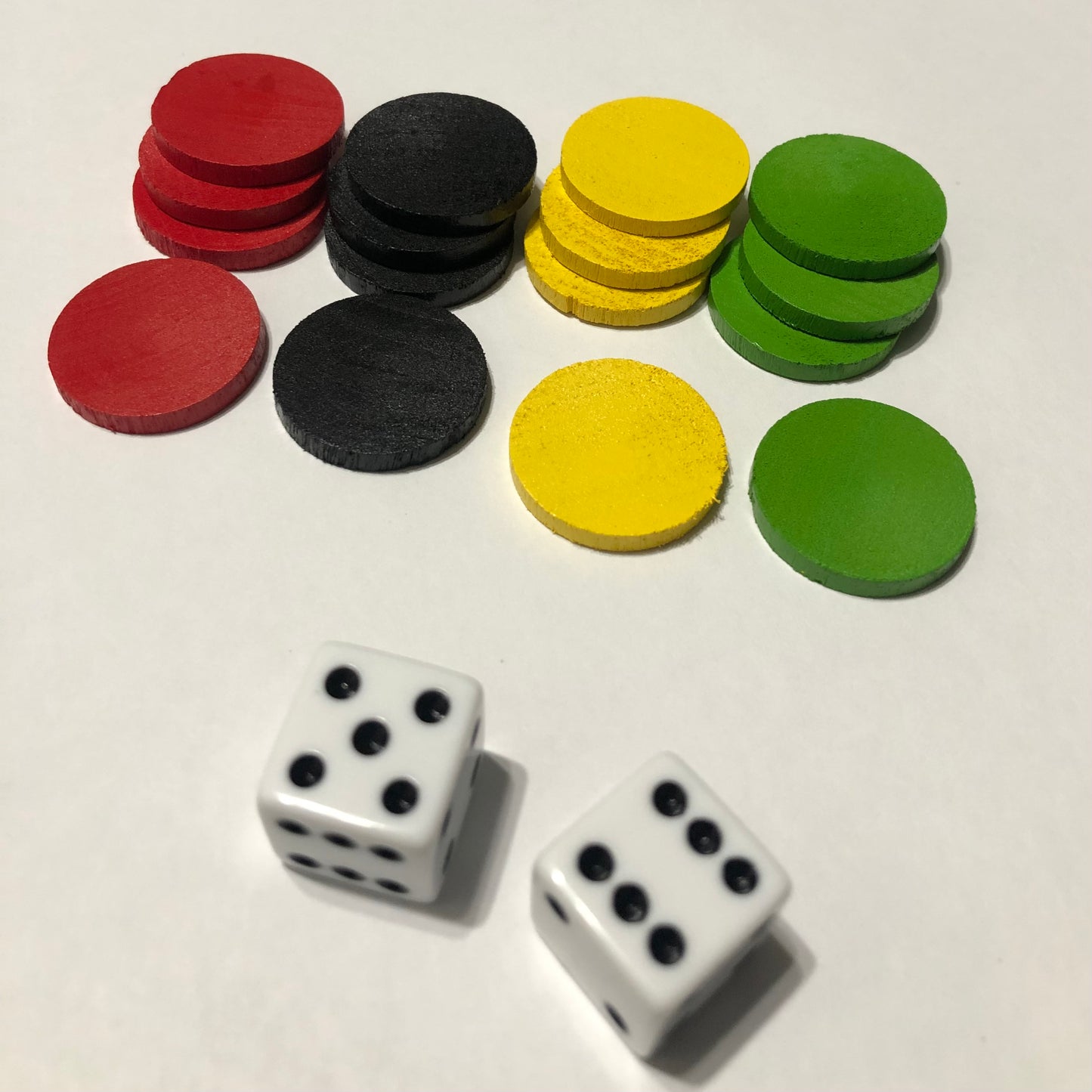 Ludi Tokens and Dice
