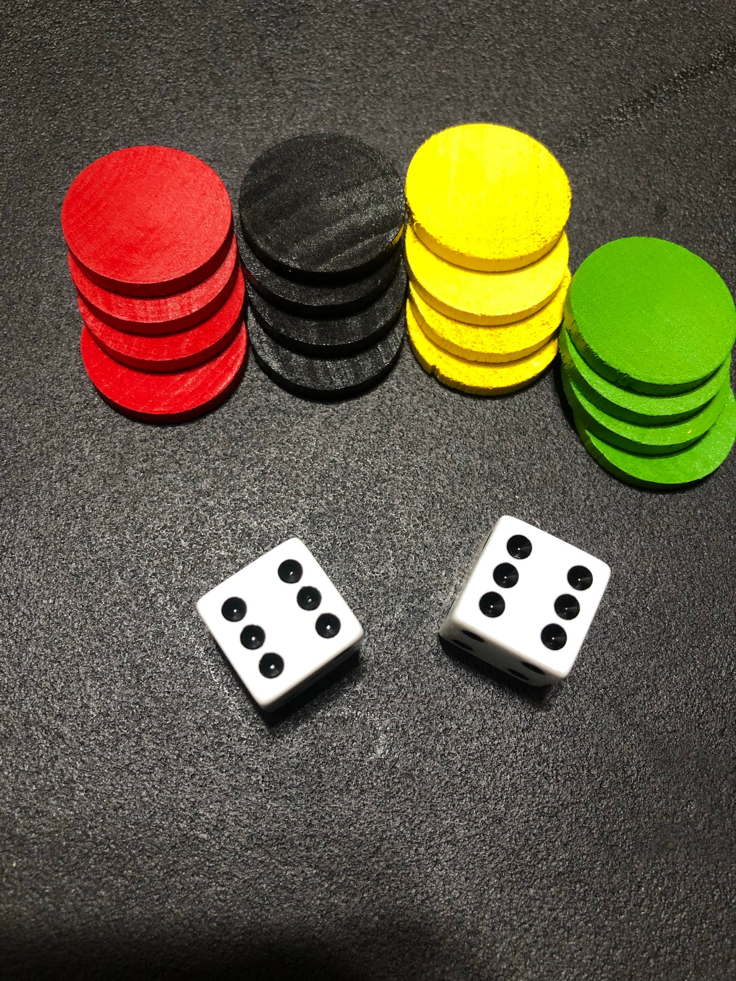 Ludi Tokens and Dice